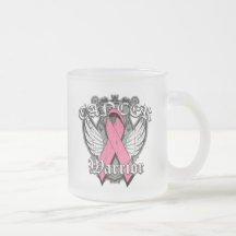 Ailes vintages de guerrier - cancer du sein tasse