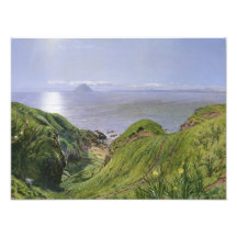 Ailsa Craig et l'île d'Arran, Ecosse Photographie