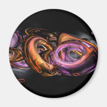 Aimant abstrait de graffiti