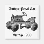 Aimant antique de voiture de pédale du cru 1900