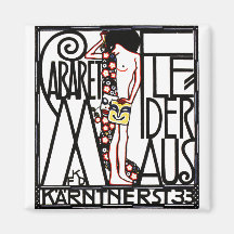 Aimant : Art Nouveau - cabaret Fledermaus