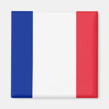 Aimant avec le drapeau de la France