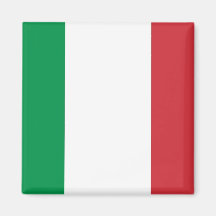 Aimant avec le drapeau de l'Italie