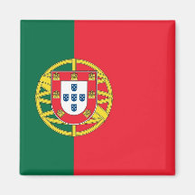 Aimant avec le drapeau du Portugal