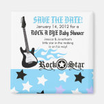 Aimant bleu de faveur de baby shower de VEDETTE DU