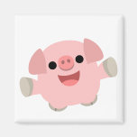Aimant câlin de porc de bande dessinée magnets