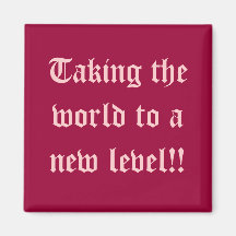 Aimant carré - customisé