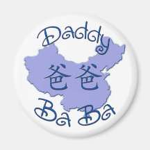 Aimant (chinois) de baba de papa