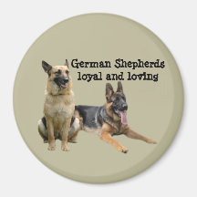 Aimant d'amis de berger allemand