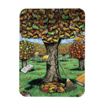 Aimant d'arbre de livre