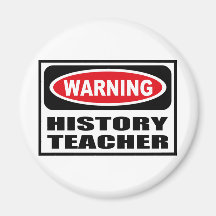 Aimant d'avertissement de PROFESSEUR d'HISTOIRE