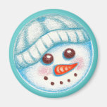 Aimant de bonhomme de neige