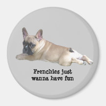 Aimant de bouledogue français