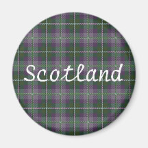 Aimant de cadeau de tartan -- Souvenir de l'Ecosse