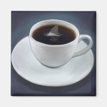 Aimant de café d'aileron de requin