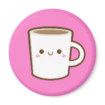 Aimant de café de Kawaii magnets