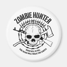 Aimant de chasseur de zombi