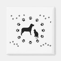 Aimant de chien et de chat