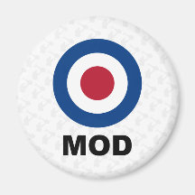 Aimant de cible de mod d'années '60
