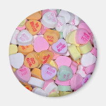 Aimant de coeurs de sucrerie