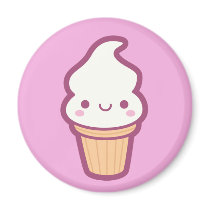 Aimant de crème glacée de Kawaii magnets