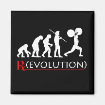 Aimant de diagramme d'évolution de forme physique 