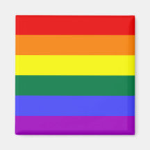 Aimant de drapeau de fierté d'arc-en-ciel