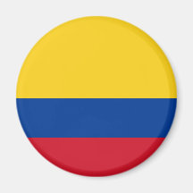 Aimant de drapeau de la Colombie