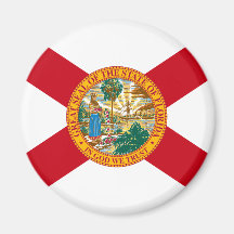Aimant de drapeau de la Floride