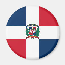 Aimant de drapeau de la République Dominicaine