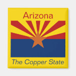 Aimant de drapeau de l'Arizona