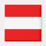 Aimant de drapeau de l'Autriche