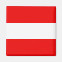 Aimant de drapeau de l'Autriche