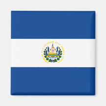 Aimant de drapeau du Salvador