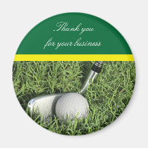 Aimant de golf de Merci d'affaires