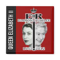 Aimant de jubilé de la Reine Elizabeth II magnets