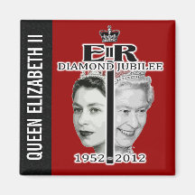 Aimant de jubilé de la Reine Elizabeth II