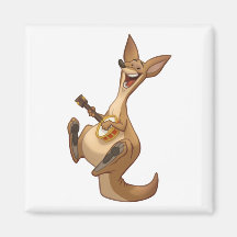 Aimant de kangourou de Banjo-Strummin'