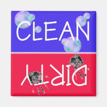 Aimant de lave-vaisselle de CLEAN-DIRTY