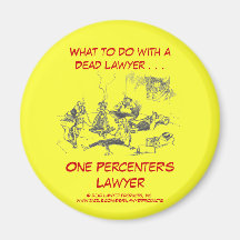 Aimant de l'avocat Lawyer™ un de Percenter mort