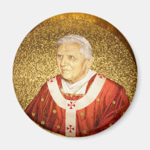 Aimant de mosaïque du pape Benoît XVI