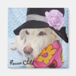 Aimant de Myrtie d'enfant de fleur
