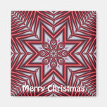Aimant de Noël avec l'étoile décorative