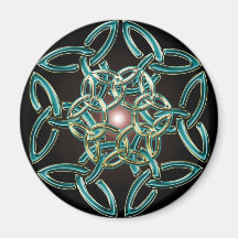 Aimant de noeud de cercle de Triquetra