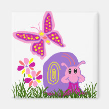 Aimant de papillon de l'escargot n