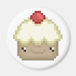aimant de petit gâteau de pixel