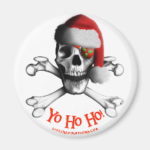 Aimant de pirate de Noël