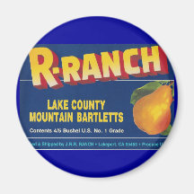 aimant de poires de r-ranch