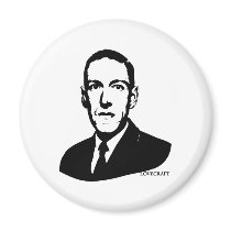 Aimant de portrait de HP Lovecraft magnets