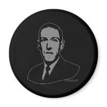 Aimant de portrait de HP Lovecraft magnets